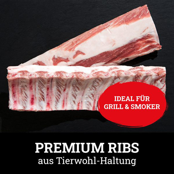 Anzeige Premium Ribs roh