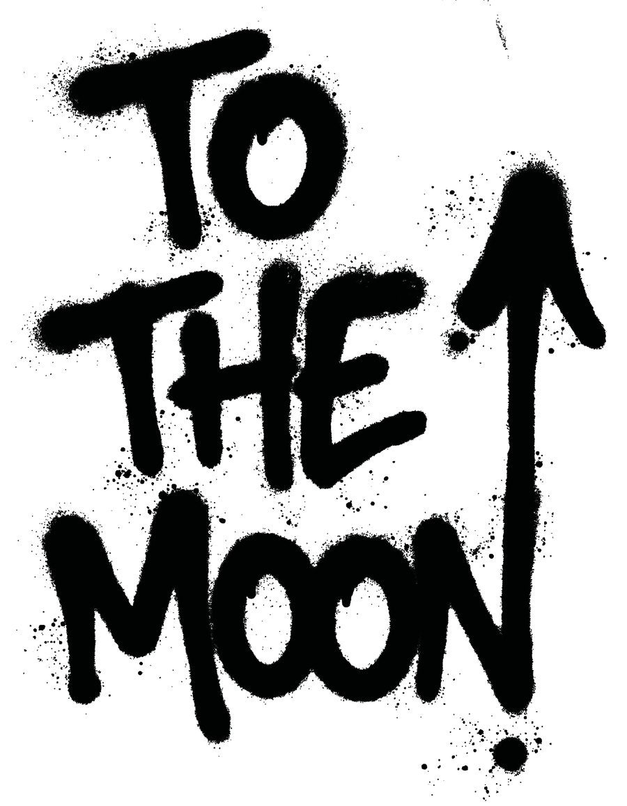 Shirt-Motiv To the Moon