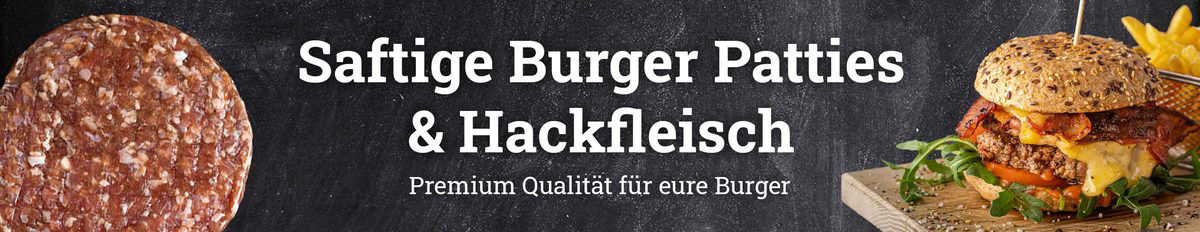 Banner Burger Patties und Hackfleisch