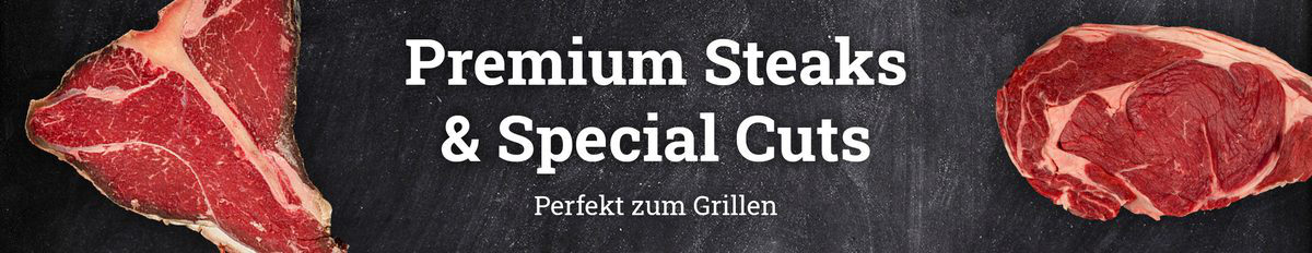 Banner Premium Steaks und Special Cuts