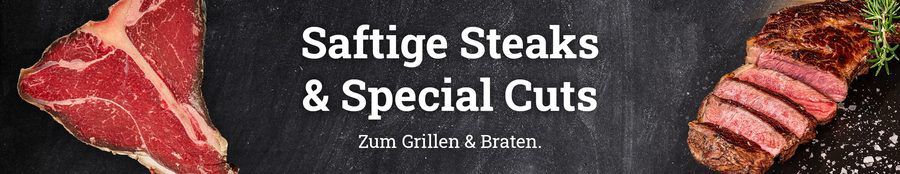 Header Saftige Steaks und Special Cuts