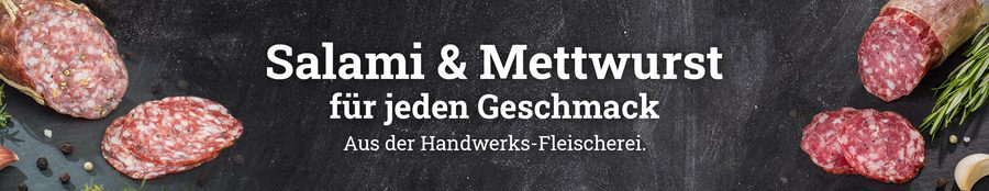Header Salami und Mettwurst