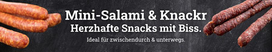 Header Mini-Salami und Knackr
